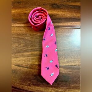 AMERICAN EAGLE Outfitters Pink Tropical  Design Tie